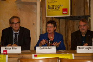 v.l.n.r.: Florian Ritter, Reinhilde Leitz, Hanno Lang-Berens